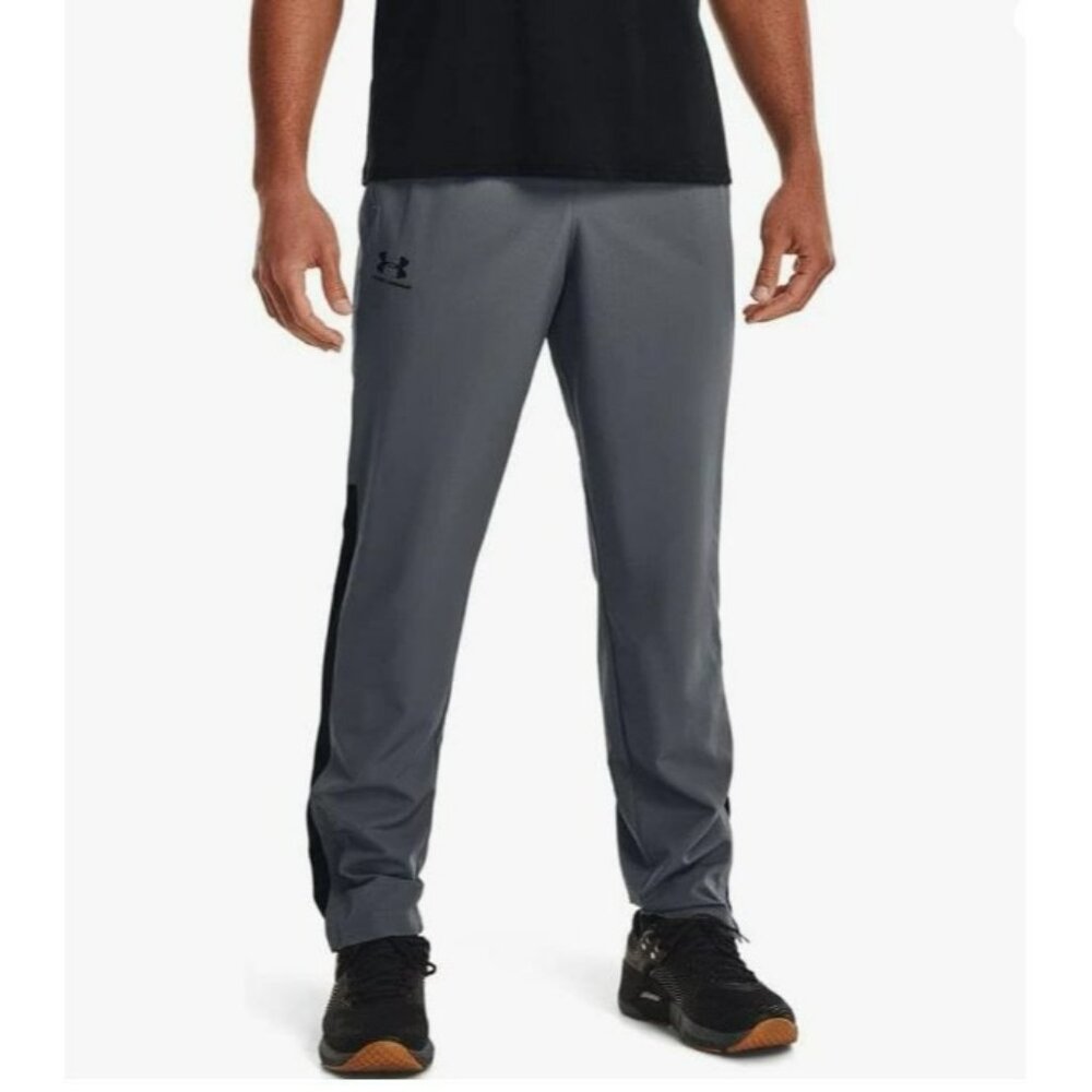 Under Armour Mens Ripstop Track Pants XL Gray NWT